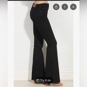 Anthropologie Janet high rise flare